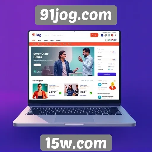Mudanças na interface do site 91jog.com